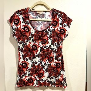 Cute Michael Kors cap sleeve top. Size S. Excellent condition.